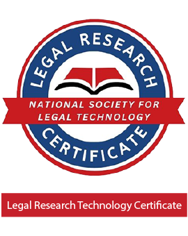 Legal Research Certificate Instructions